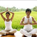 Yoga with Tajmahal 