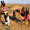 camel safari in rajasthan, desert in rajasthan